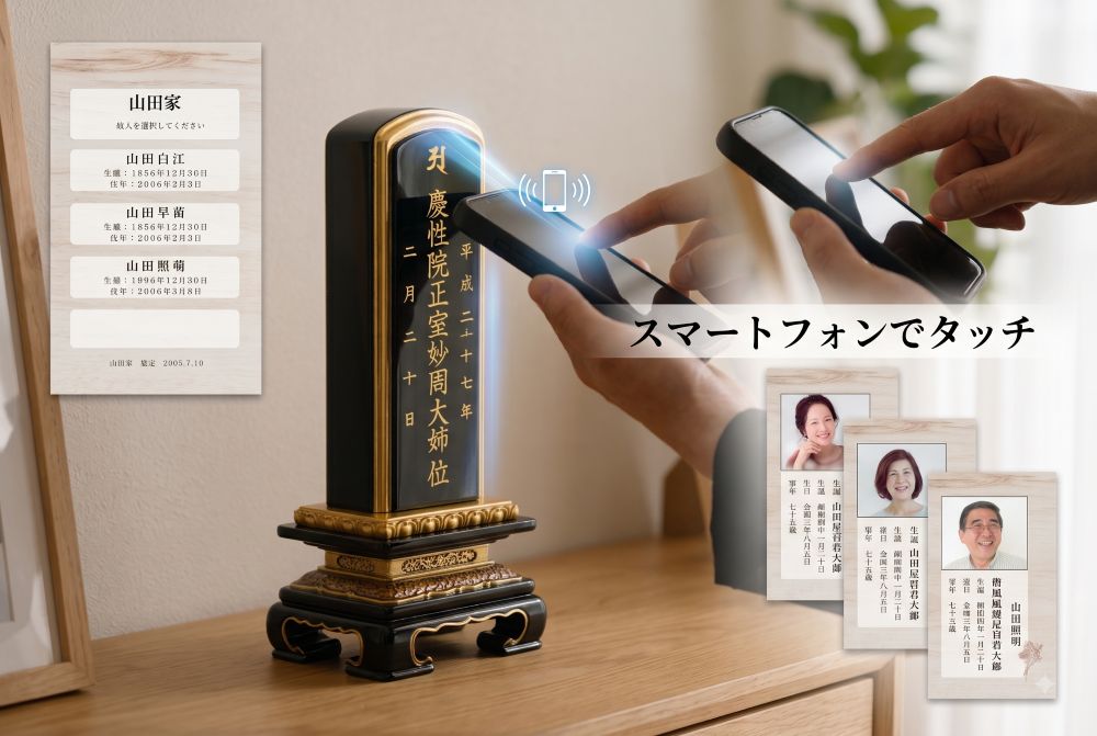 デジタル位牌のイメージ